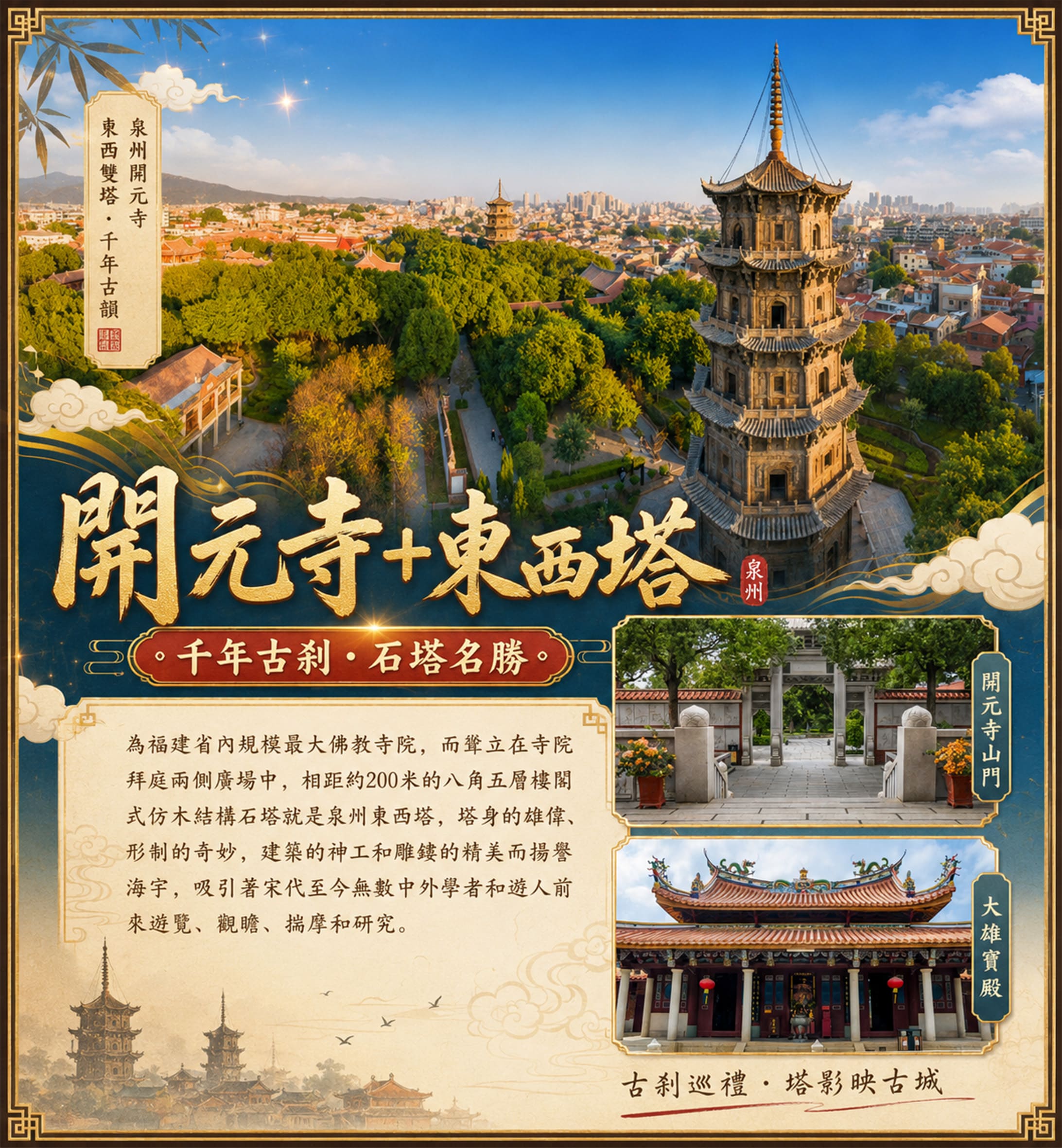泉州開元寺+東西塔